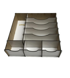 ÇEKMECE İÇİ AHŞAP PARA DÜZENLEYİCİ 25*25*6 CM T429