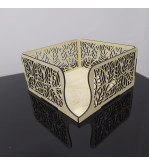 YAPRAK DESENLİ PEÇETELİK 17*17*9CM T388