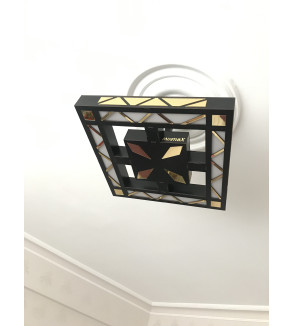 AVİZE PLEKSİ DESENLİ LEDLİ 45*45*25CM T403