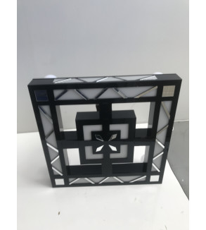 AVİZE PLEKSİ DESENLİ LEDLİ 45*45*25CM T403