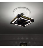 AVİZE PLEKSİ DESENLİ LEDLİ 45*45*25CM T403