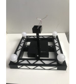 AVİZE PLEKSİ DESENLİ LEDLİ 45*45*25CM T403