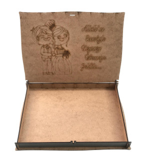 KUTU PLEKSİ DESENLİ 33*24*3CM T433