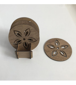 STANDLI 4'LÜ BARDAK ALTLIĞI T231