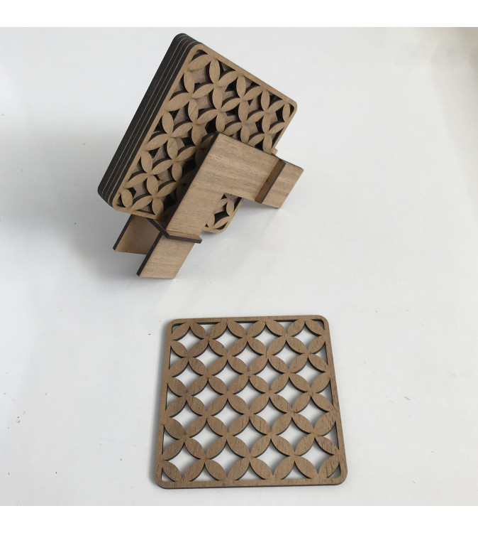 STANDLI 6'LI BARDAK ALTLIĞI T234