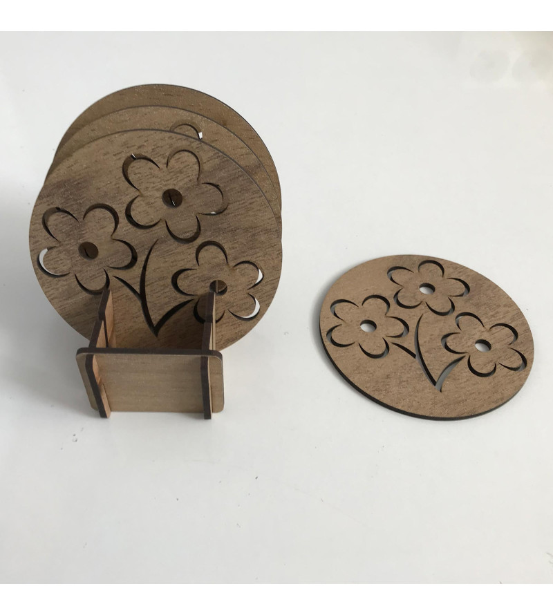 STANDLI 4’LÜ BARDAK ALTLIĞI T236