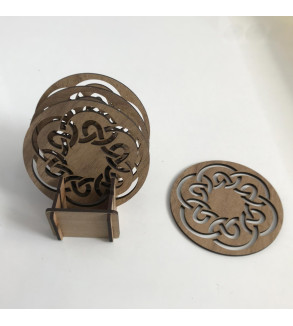 STANDLI 4’LÜ BARDAK ALTLIĞI T238