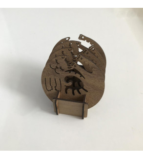 STANDLI 4’LÜ BARDAK ALTLIĞI T240