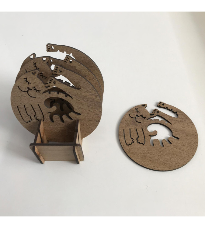 STANDLI 6’LI BARDAK ALTLIĞI T242