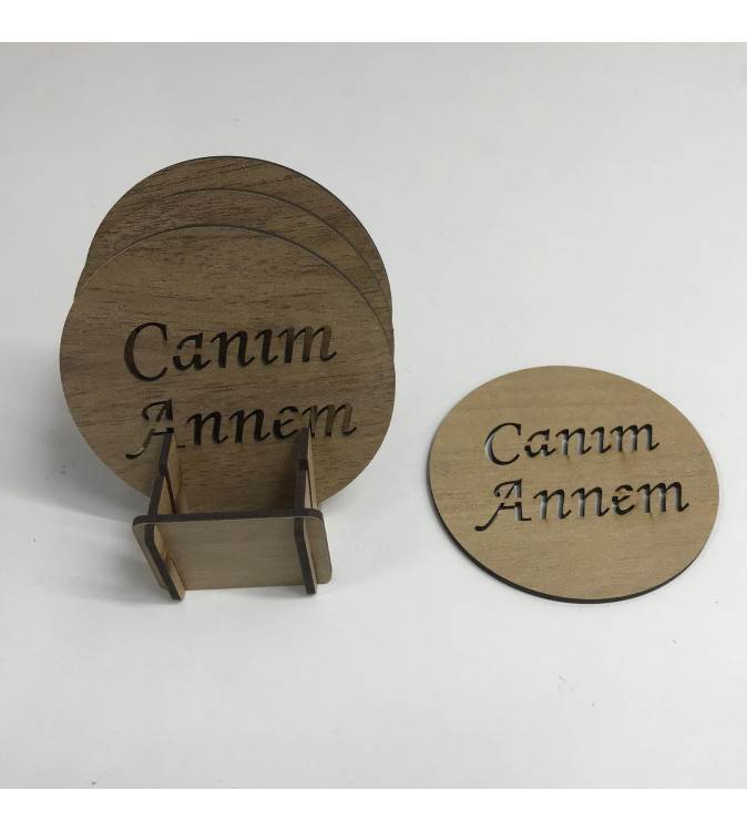 STANDLI 4’LÜ BARDAK ALTLIĞI T243