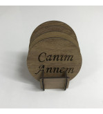 STANDLI 4’LÜ BARDAK ALTLIĞI T243