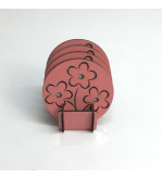 STANDLI 4’LÜ BARDAK ALTLIĞI ÇİFT KAT T245