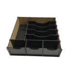 ÇEKMECE İÇİ AHŞAP PARA DÜZENLEYİCİ 25*25*6 CM T429
