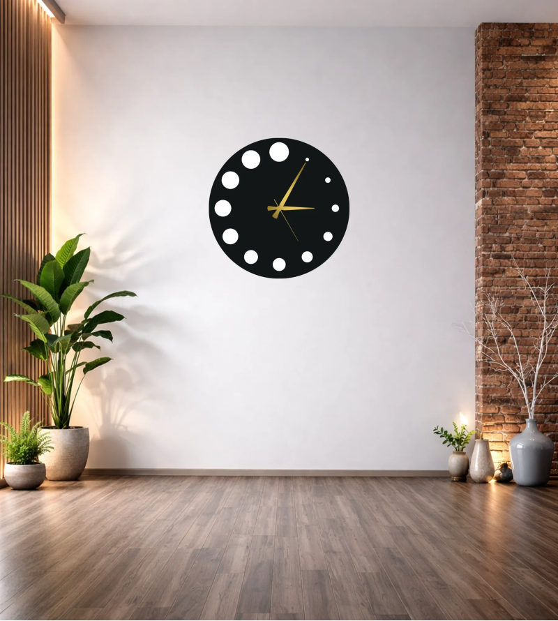 DELİKLİ DUVAR SAATİ T24