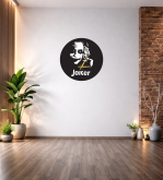 JOKER SİLÜETLİ DEKOR DUVAR SAATİ T26