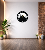 CAMİ FİGÜRLÜ ARAPÇA RAKAMLI DEKOR DUVAR SAATİ T28