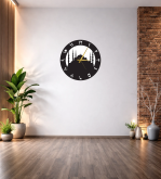 CAMİ FİGÜRLÜ ARAPÇA RAKAMLI DEKOR DUVAR SAATİ T29