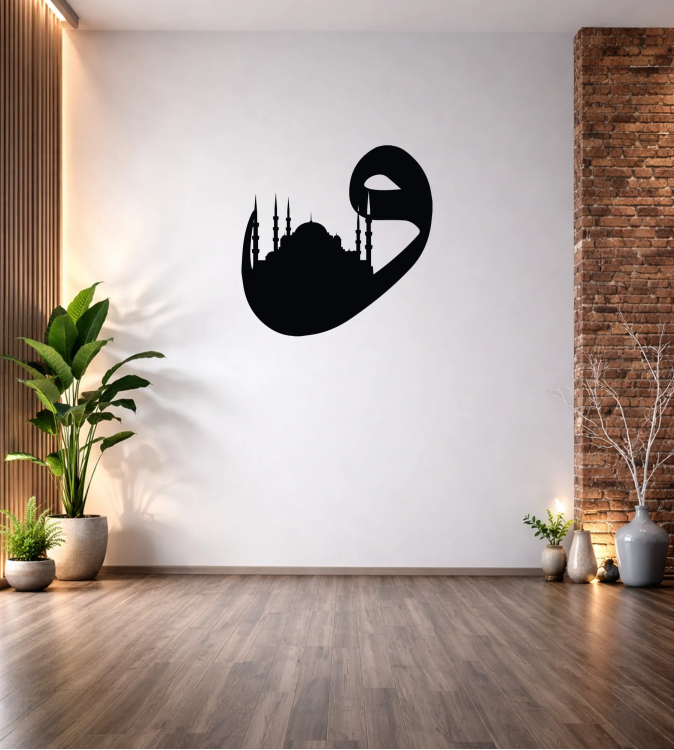 VAV VE CAMİ FİGÜRLÜ DUVAR DEKOR TABLOSU T32