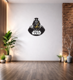 STAR WARS FİGÜRLÜ DEKOR DUVAR SAATİ T39