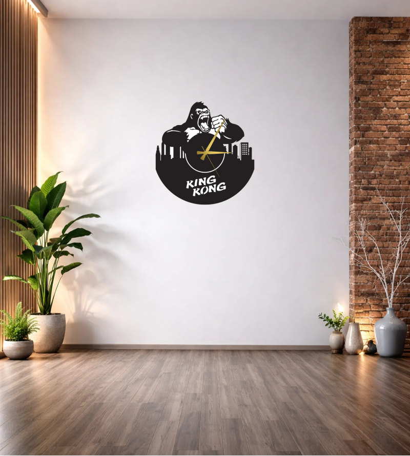KİNG KONG DEKOR DUVAR SAATİ T42