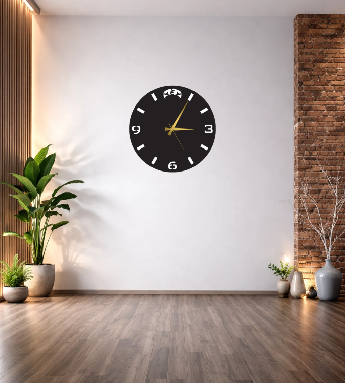 KARTAL BAŞLI DEKOR DUVAR SAATİ T45