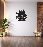 KEDİ FARE DEKORATİF DUVAR SAATİ T101