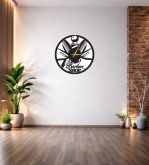 BARBER SHOP DEKORATİF DUVAR SAATİ T108