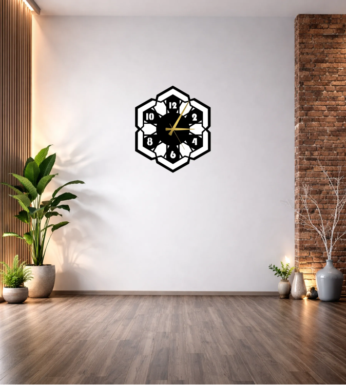 DEKORATİF DUVAR SAATİ T114