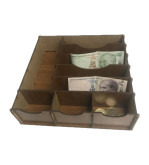 ÇEKMECE İÇİ AHŞAP PARA DÜZENLEYİCİ 25*25*6 CM T429