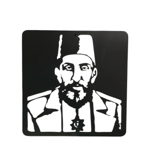 SULTAN ABDÜLHAMİT HAN SİLÜET DEKORATİF DUVAR TABLOSU T112