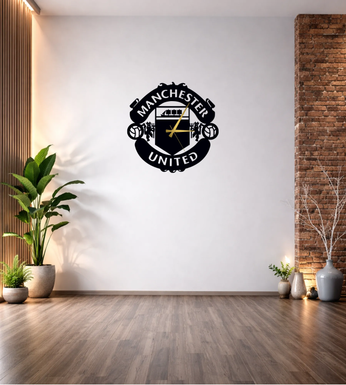 MANCHESTER UNİTED DEKOR DUVAR SAATİ T120