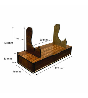 BIÇAK STANDLI KUTU 176*76*108MM T77