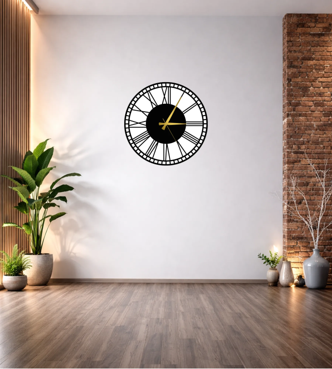 ROMA RAKAMLI DEKOR DUVAR SAATİ T146