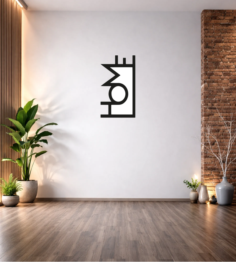 HOME YAZI DEKOR DUVAR TABLOSU T155