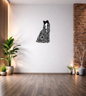 GELİN DAMAT DEKOR DUVAR TABLOSU T157