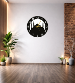 CAMİ FİGÜRLÜ RAKAMLI DEKOR DUVAR SAATİ T225