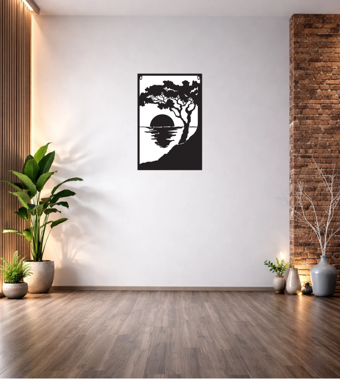 GÜNBATIMI DUVAR TABLOSU T286