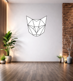 GEOMETRİK KEDİ DUVAR TABLOSU T290