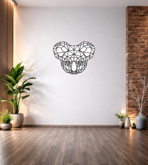 GEOMETRİK KOALA DUVAR TABLOSU T293