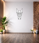 GEOMETRİK KÖPEK DUVAR TABLOSU T299
