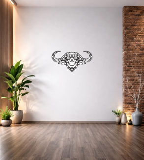 GEOMETRİK BUFALO DUVAR TABLOSU T309