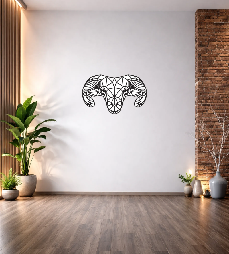 GEOMETRİK KOYUN DUVAR TABLOSU T311