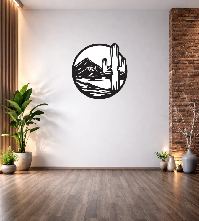 KAKTÜS DUVAR TABLOSU T332