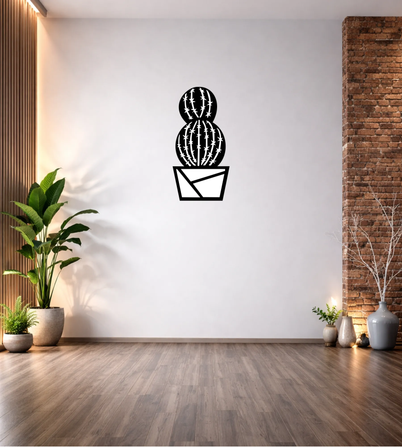 KAKTÜS DUVAR TABLOSU T334