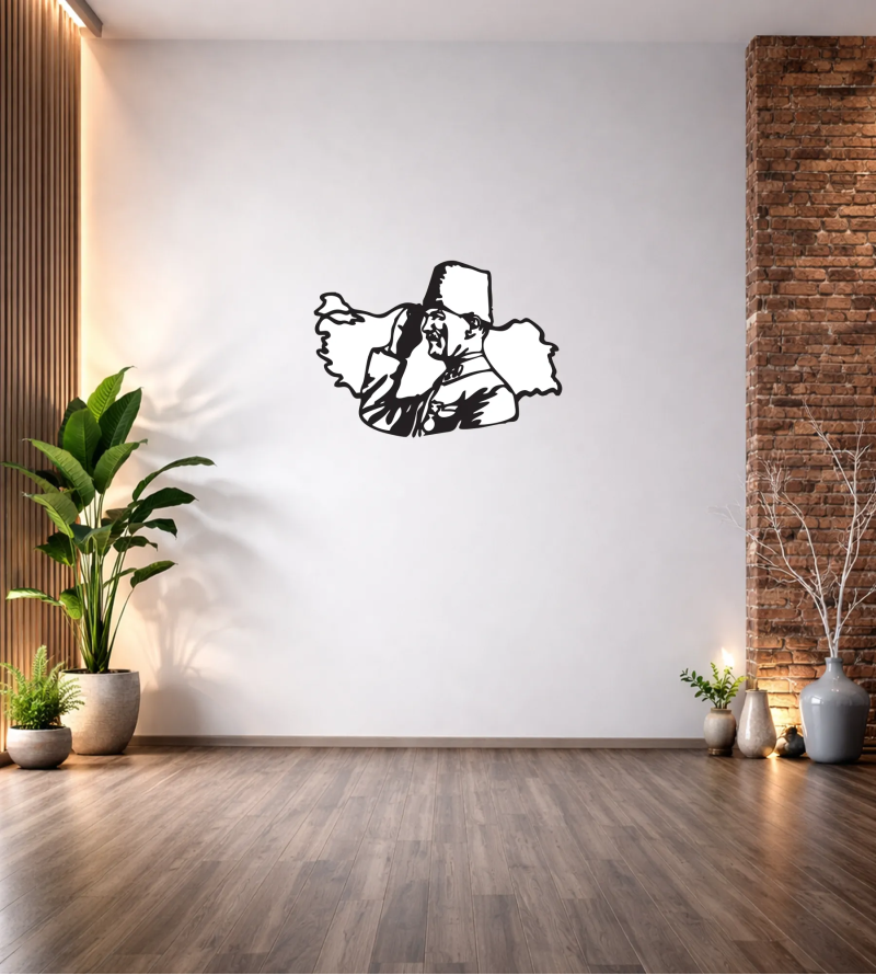 TÜRKİYE ATATÜRK DUVAR TABLOSU T338