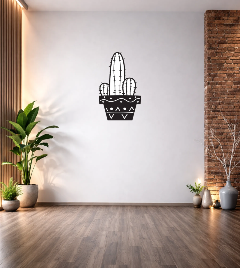 KAKTÜS DUVAR TABLOSU T339