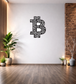 BİTCOİN DUVAR TABLOSU T341