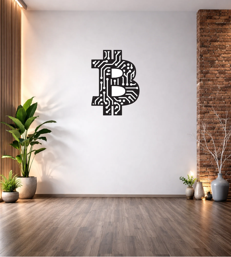 BİTCOİN DUVAR TABLOSU T341