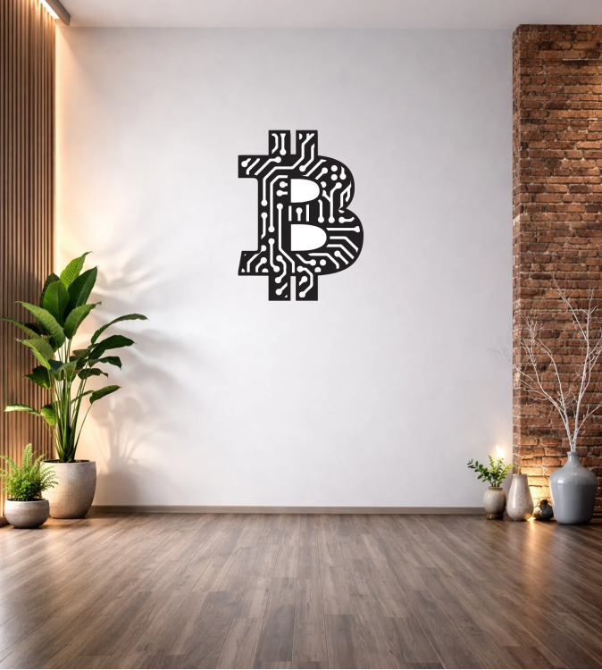 BİTCOİN DUVAR TABLOSU T341