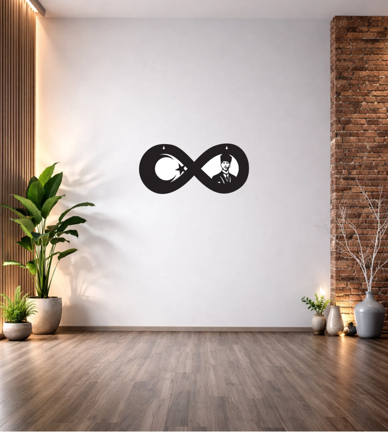 SONSUZLUK AYYILDIZ ATATÜRK DUVAR TABLOSU T364